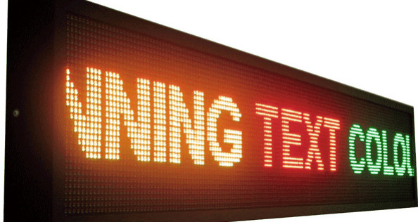 Hasil Running Text Display